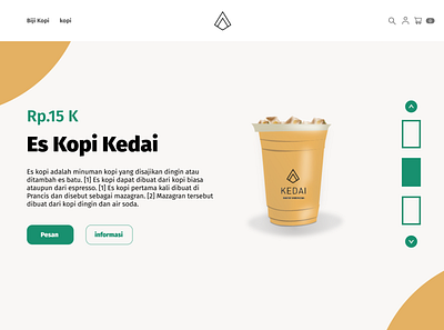 Kedai rakyat indonesia landing page landingpage ui webdesign website