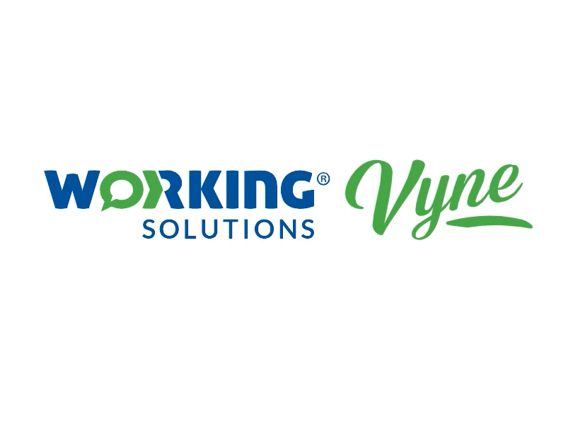 Working Solutions Vyne 2d animation animation gsap illustration logo logo animaiton minimal vector web web animation