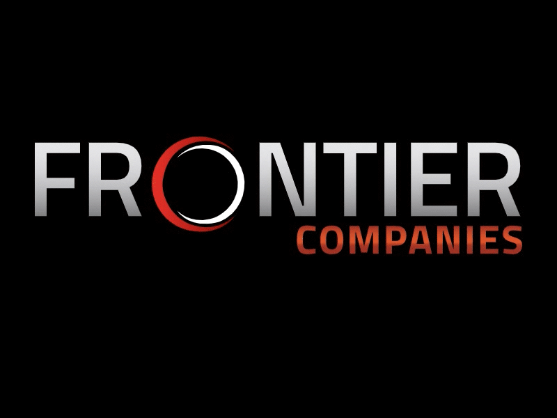 Frontier 2d animation animation gsap logo minimal svg animation ui vector web web animation