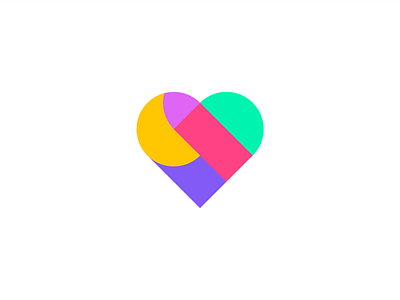 Love Colour abstract colour geometric heart icon logo shape symbol valentine valentines day