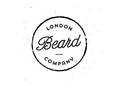 London Beard Company / logo design brand logo logomark logotype stamp type typographic typography vintage