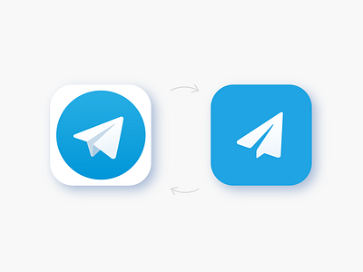 Telegram Rebrand Proposal app designer app icon brand corporate flat flat design icon identity logo logomark minimalistic rebrand rebranding symbol telegram