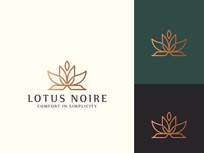 Lotus logo for a beauty and fashion clothing brand