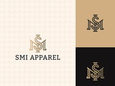 design luxury fashion, apparel, clothing brand monogram logo