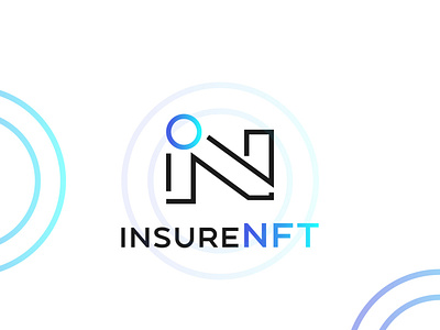 In monogram logo for NFT brand called InsiureNFT