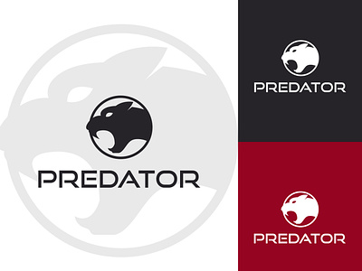 Panther logo for an automobile brand called predator.