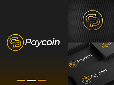 Cryptocurrency logo design for a crypto coin called paycoin.
