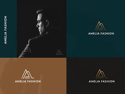Clothing brand logo design for Amelia Fashion