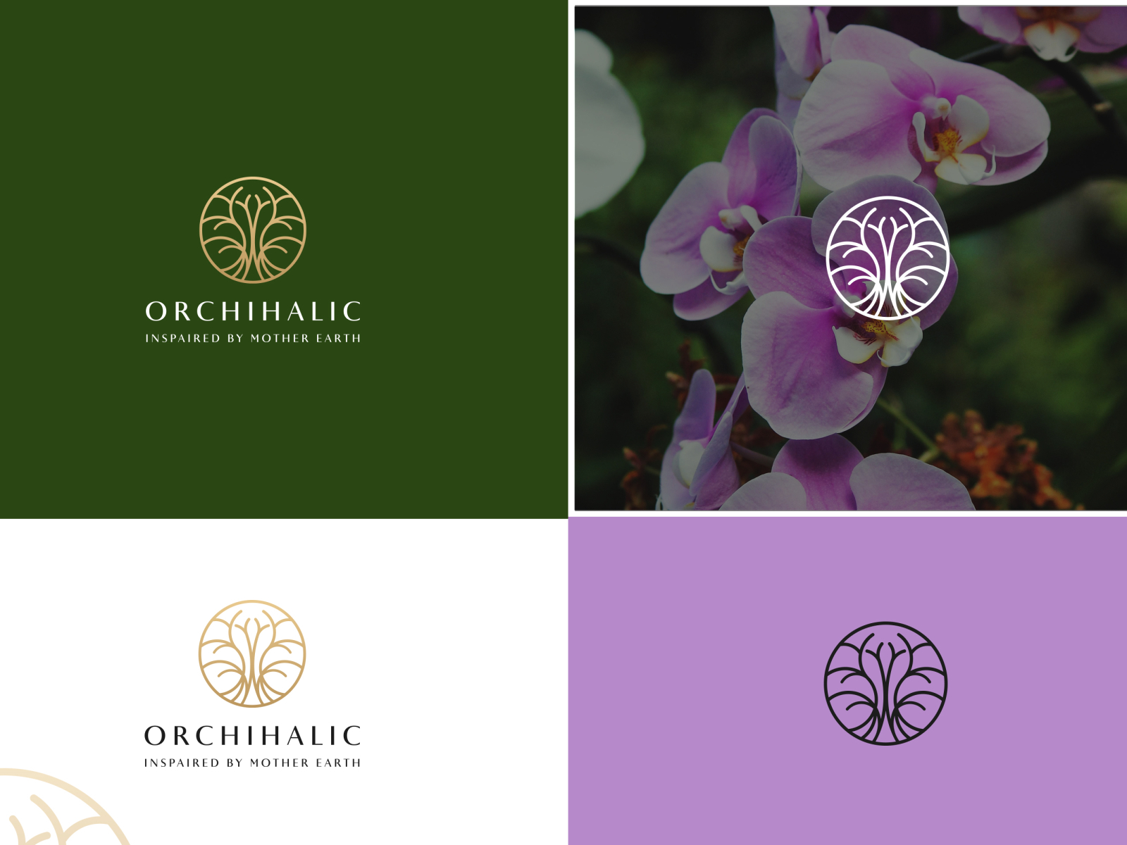 Flower Logo, Boutique Fashion Logo, Flower Shop, Orchid Flowers Logo,  Flower Wreath Logo Design, Business Logo Design, Branding Identity - Etsy  Israel