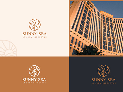 Sun and Sea logo for a Hotel called Sunny Sea beach beach logo branding holiday holiday logo hotel logo logo logo design logo designer motel logo sea sea logo sun sun logo sunny sunny logo travel travel logo vacation vacation logo