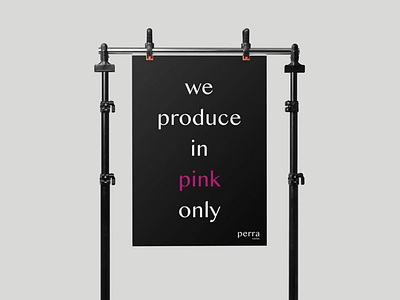 Perra Ravini Poster brand branding clothing corporateidentity graphicdesign luxurious marketing pink sales