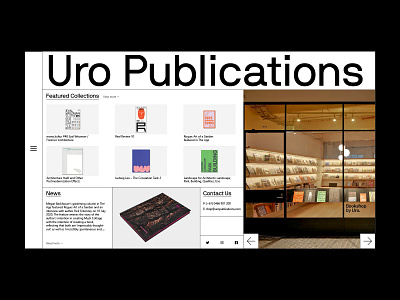 Uro Publications design melbourne minimal publication typography web web design website