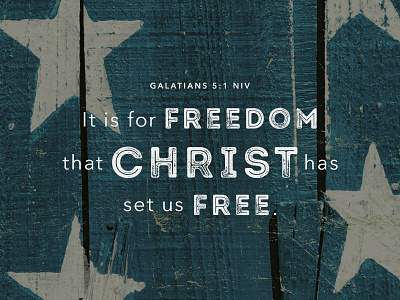 Set Us Free Sharable Content bible content ecommerce patriotic scripture sharable social typography verse