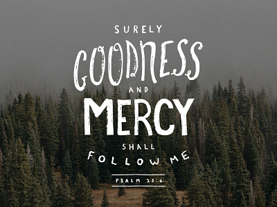 Goodness And Mercy