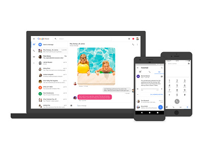 Google Voice redesign