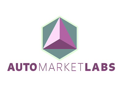 Auto Market Labs Logo agency cube design geometry hexagon logo signo symbol triangle