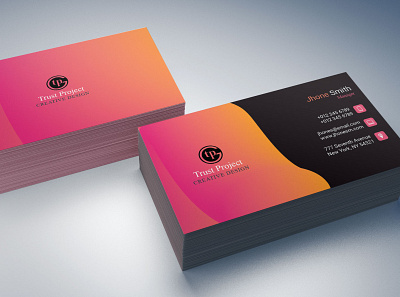 corporate business card blending business businesscard card corporate corporate branding corporate identity minimal modern simple unique