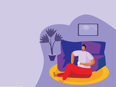 Stay At Home branding design flat illustration illustrator vector