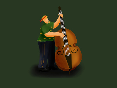 Play Music Flat Illustration