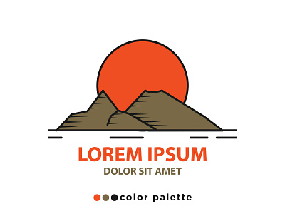 Mountain Landscape Logo