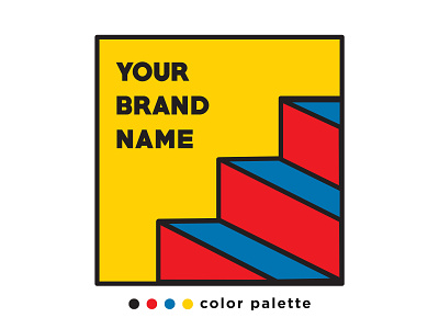 Upstairs Logo branding design flat icon illustration illustrator logo logo design typography vector