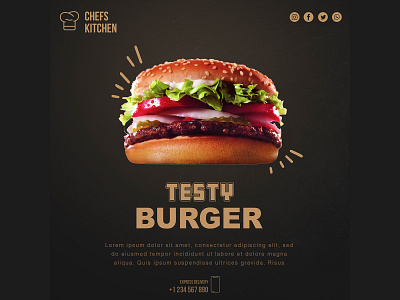 Food Post Design branding cover design creative design design design banner food post design instagram banner instagram post instagram stories photoshop art