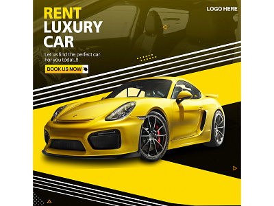 Rent Luxury Car | Social Media Post Design branding instagram post instagram post design rent luxury car rent luxury car social media post design