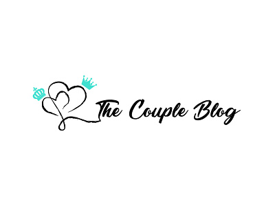 The Couple Blog blog branding couple design flat hand drawn hand lettering illustrator logo modern typography vector