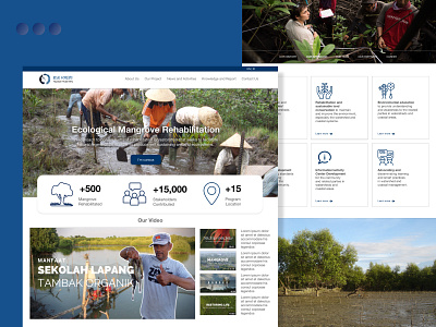 Redesign Conservation NGO's website branding design environmental design homepage landingpage layout ui ux web design website website concept
