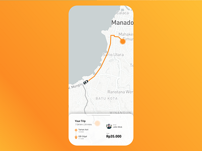Daily UI 020 - Location Tracker 100 daily ui challenge daily ui design destination gps illustration location location tracker map navigation navigator pin route tracker tracking tracking app ui user experience user interface ux
