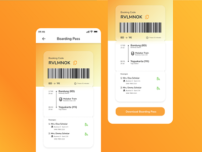 Daily UI 024 - Boarding Pass