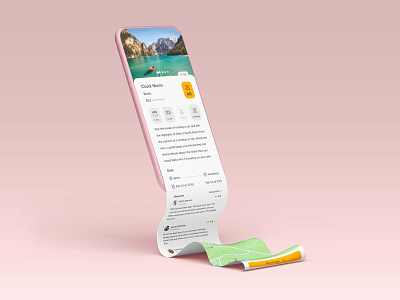 Traveling mobile app application ar augmented reality booking clean design design long scroll minimalist mobile mockup product design reservation sightseeing tour travel traveling trip ui ui ux ux