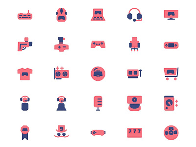 Game Icon Set Design Flat Style flat flat design flat design flatdesign icon icon design icon set iconography icons illustration