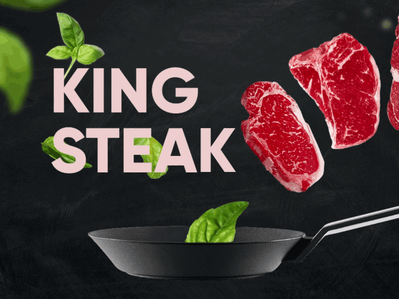 King Steak #1 animate meat rdc