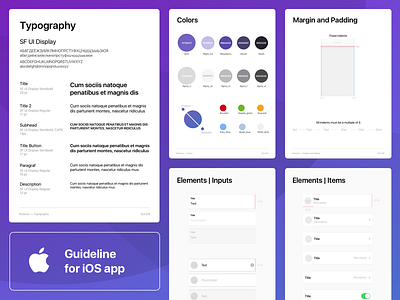 Guideline for iOS app