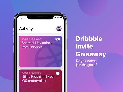 Dribbble invite