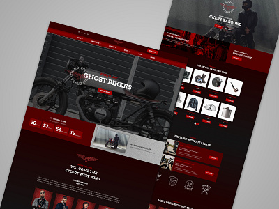 Bikers & Around - Motorcycle Club Elementor Template Kit