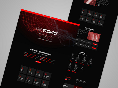 Gilgamesh - Creative Portfolio Elementor Template Kit ui ux website wordpress