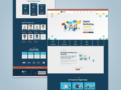 TOTB - Marketing Solution Elementor Template kit ui ux website wordpress