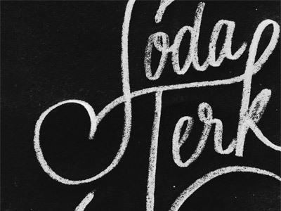 Soda Jerk hand lettering lettering sketch texture