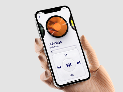 Music Player app dailyui grey mobile mobile app music music player neomorphism skeuomorphism ui ui ux ux