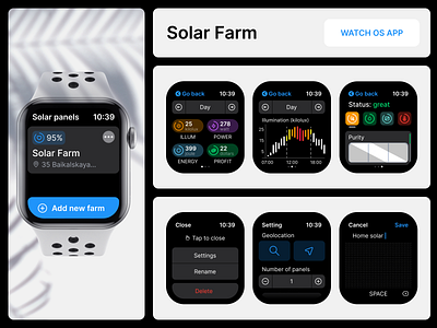 Solar Farm | Watch OS App