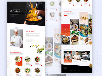 Food Website Design food ui ux website website design