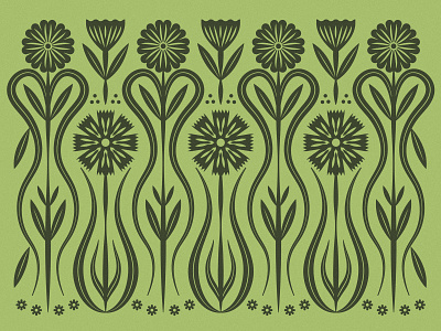 Canvas & Cassette canvas and cassette floral flowers garden illustration nature pattern symmetry zine