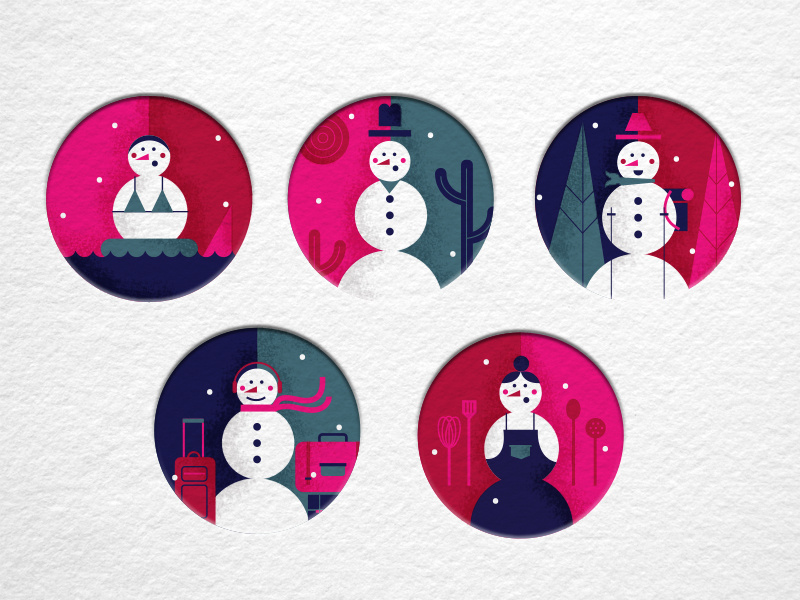 snowglobes card texture travel holiday christmas winter snow snowpeople snowman
