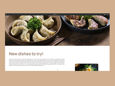 New dishes to try! animation food invision studio ixd 100 landingpage landingspage motion parallax parallax scrolling scrolling ui design ux ux pattern