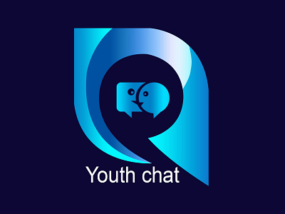 logo youth chat design icon logo photoshop