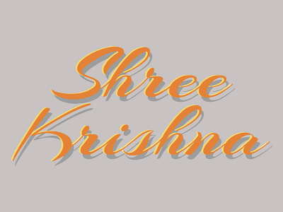 Shree Krishna calligraphy name branding design editing icon illustration logo photograph vector wallpaper