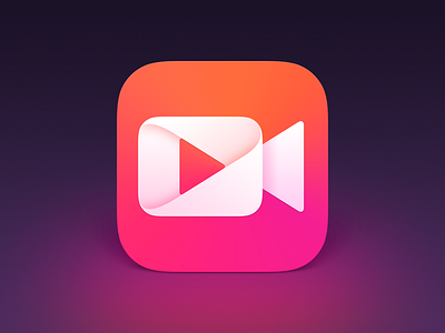 Video App Icon app branding design graphic icon logo logoapp logodesign logodesigner logodesigns photoshop vector