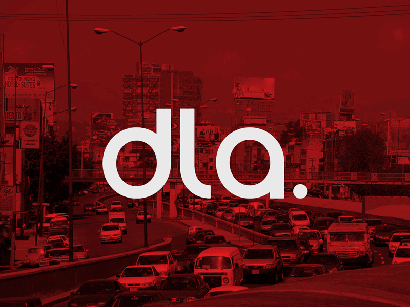 DLA Rebrand brand global logo multimedia red typography video vod